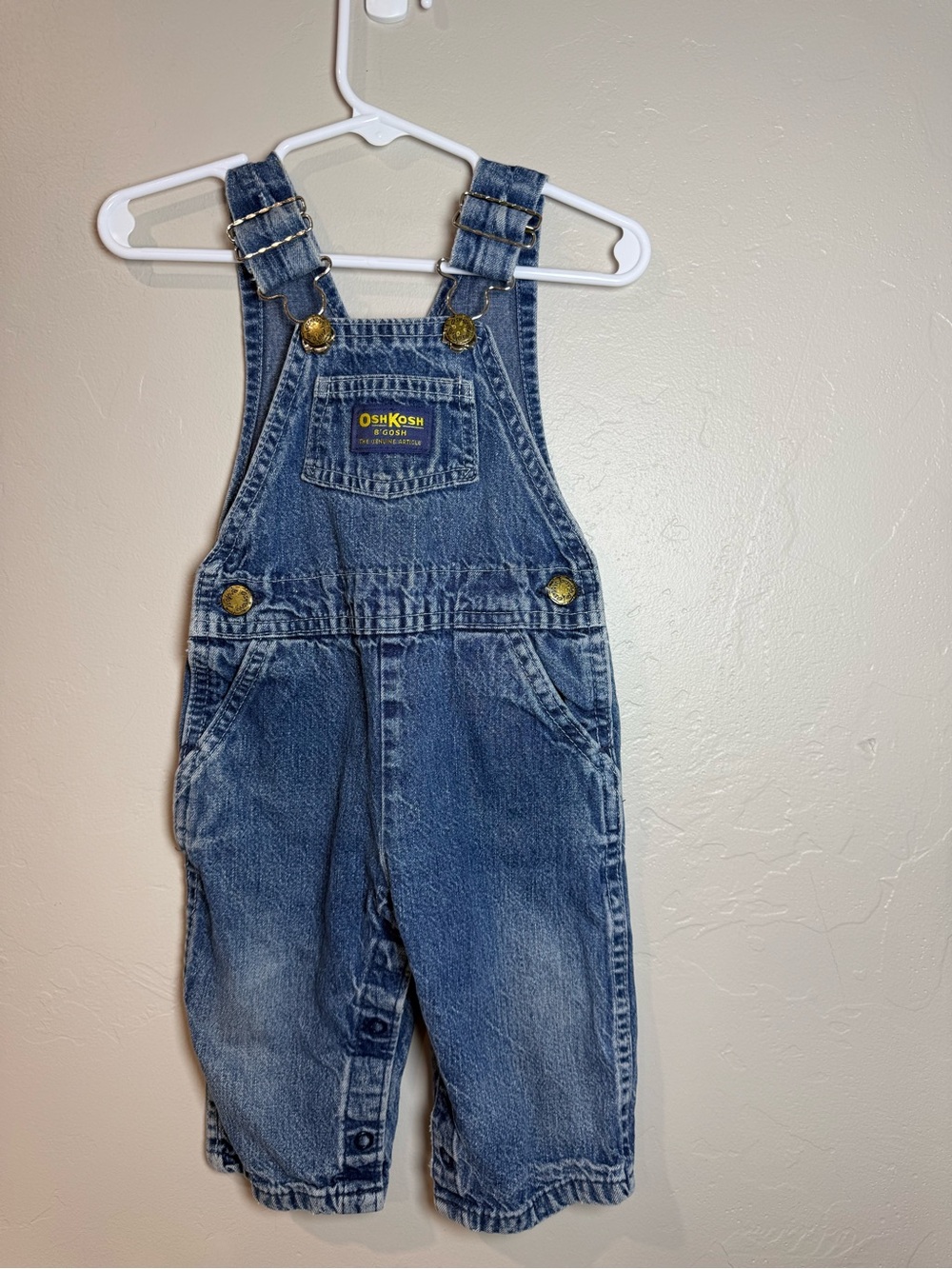 OshKosh B'gosh Vintage Blue Denim Kids Overalls